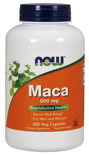 Produkto nuotrauka: NOW Foods Maca, 500mg - 250 kapsulių