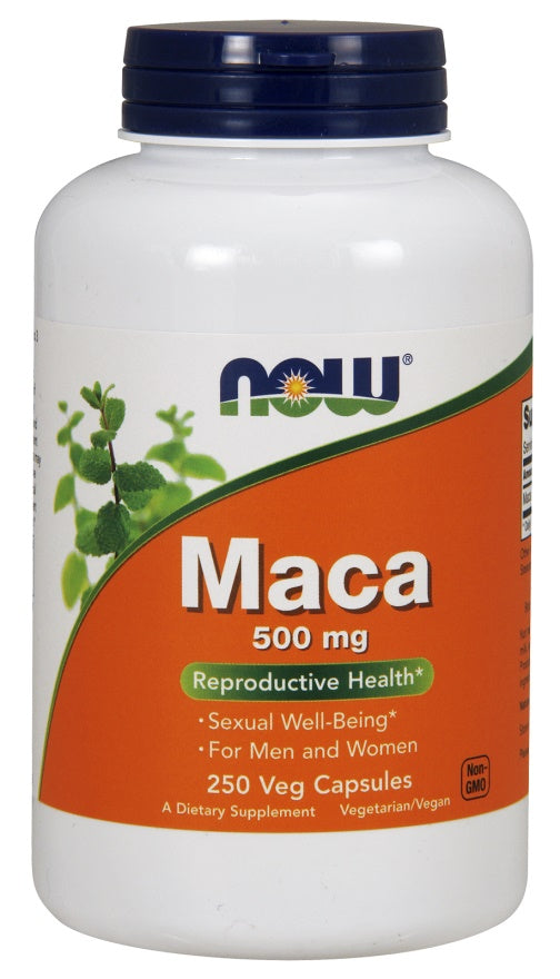 Produkto nuotrauka: NOW Foods Maca, 500mg - 250 kapsulių