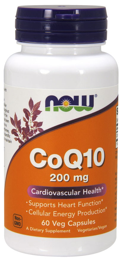 Produkto nuotrauka: NOW Foods CoQ10, 200mg - 60 kapsulių