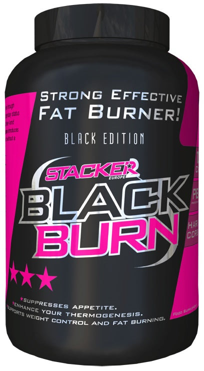 Stacker2 Europe Black Burn – 120 kapsulių