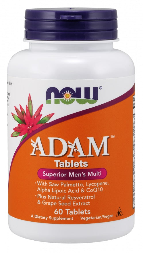 NOW Foods ADAM multivitaminai vyrams – 60 tablečių