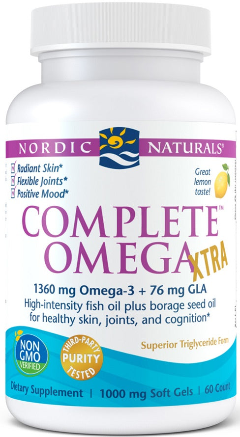 Nordic Naturals Complete Omega Xtra, 1360 mg – 60 kapsulių