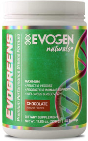 Evogen Evogreens Naturals, šokolado skonio – 336 g