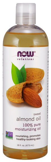 NOW Foods migdolų aliejus, grynas - 473 ml.