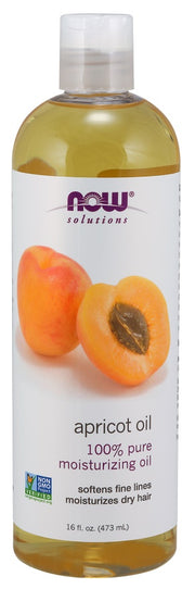 NOW Foods abrikosų aliejus – 473 ml.