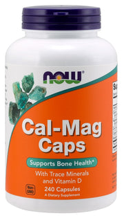 Produkto nuotrauka: NOW Foods Cal-Mag Caps - 240 kapsulių