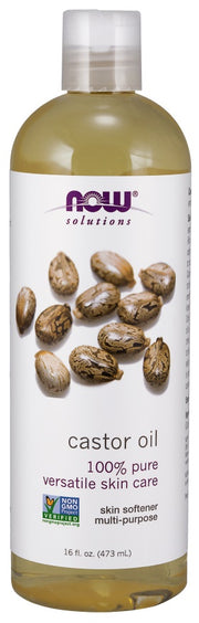Produkto nuotrauka: NOW Foods Castor Oil, 100% Pure - 473 ml.