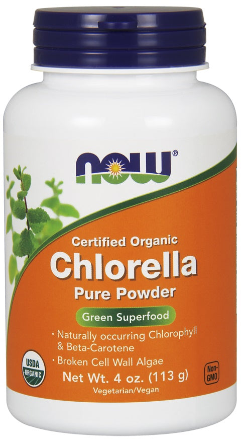 Produkto nuotrauka: NOW Foods Chlorella, Pure Powder - 113 g