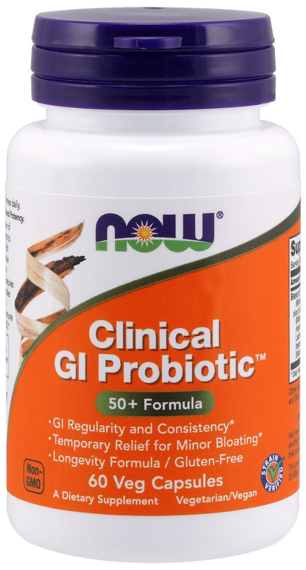 Produkto nuotrauka: NOW Foods Clinical GI Probiotic - 60 kapsulių
