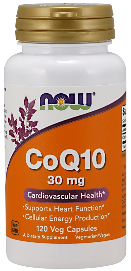 Produkto nuotrauka: NOW Foods CoQ10, 30mg - 120 kapsulių