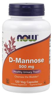 Produkto nuotrauka: NOW Foods D-Mannose, 500mg - 120 kapsulių