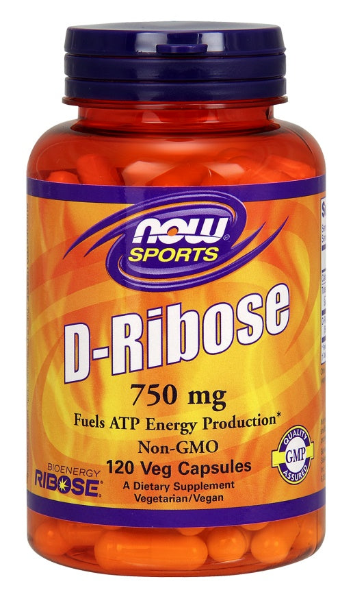 Produkto nuotrauka: NOW Foods D-Ribose, 750mg - 120 kapsulių