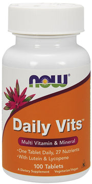 Produkto nuotrauka: NOW Foods Daily Vits - 100 tablečių