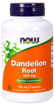 NOW Foods kiaulpienių šaknis, 500 mg – 100 kapsulių