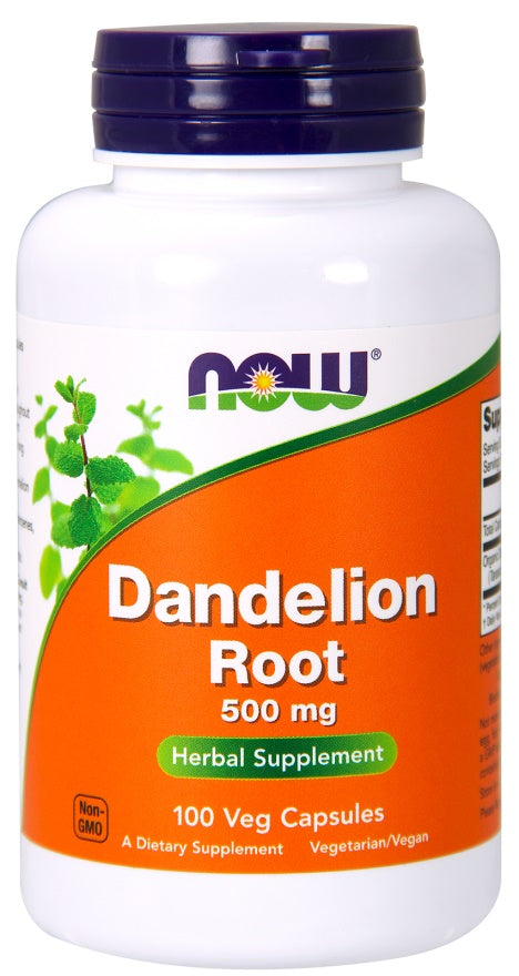 Produkto nuotrauka: NOW Foods Dandelion Root, 500mg - 100 kapsulių