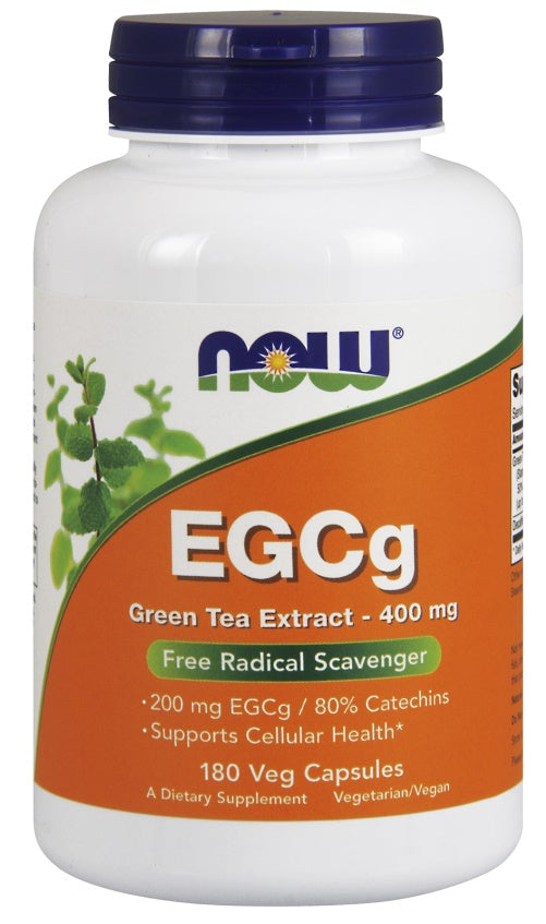 NOW Foods žaliosios arbatos ekstraktas EGCg, 400 mg – 180 kapsulių