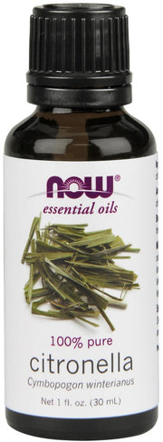 NOW Foods eterinis aliejus, citronelės aliejus - 30 ml.
