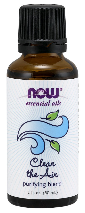 Produkto nuotrauka: NOW Foods Essential Oil, Clear the Air Oil Blend - 30 ml.
