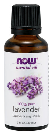 NOW Foods eterinis aliejus, levandų aliejus 100 % grynumo – 30 ml.