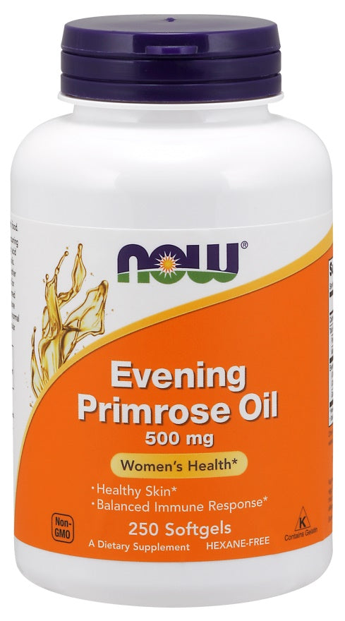 NOW Foods nakvišų aliejus, 500 mg – 250 kapsulių