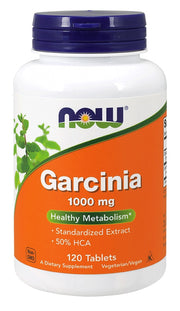 NOW Foods garcinijos, 1000 mg – 120 tablečių