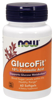 NOW Foods GlucoFit – 60 kapsulių