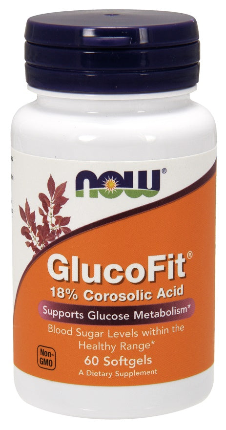 Produkto nuotrauka: NOW Foods GlucoFit - 60 minkštųjų kapsulių