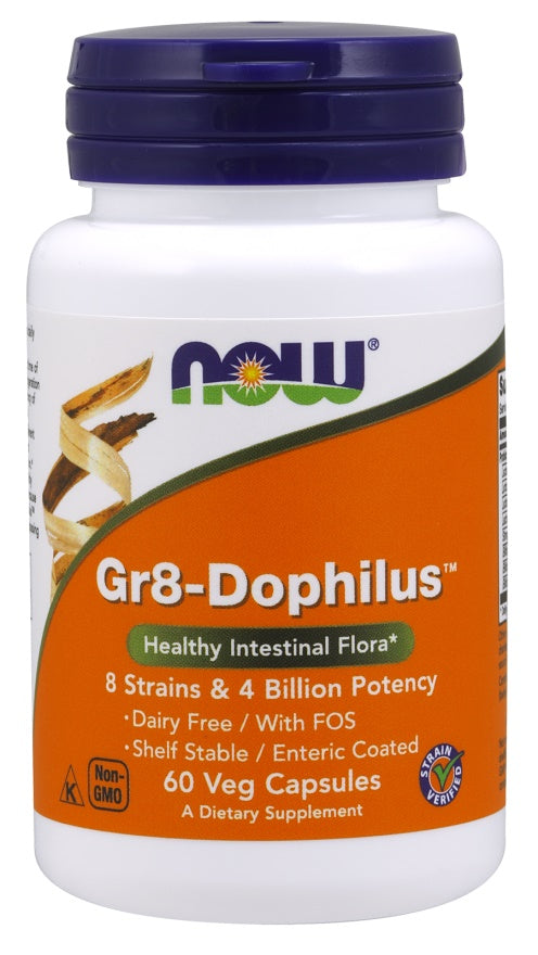 NOW Foods Gr8 - Dophilus – 60 kapsulių