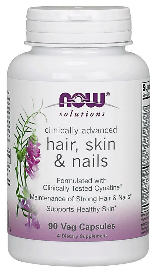 Produkto nuotrauka: NOW Foods Hair, Skin & Nails - 90 kapsulių