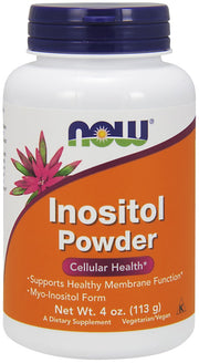 NOW Foods inozitolio milteliai – 113 g