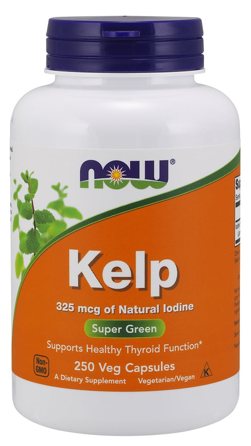Produkto nuotrauka: NOW Foods Kelp, 325mcg - 250 kapsulių