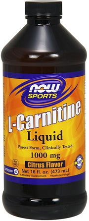 NOW Foods skystas L - karnitinas, 1000 mg, Tropical Punch – 473 ml.