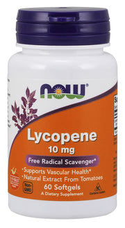 NOW Foods likopenas, 10 mg – 60 kapsulių