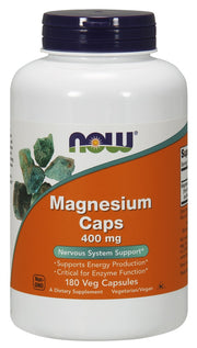 NOW Foods Magnis, 400 mg - 180 kapsulių