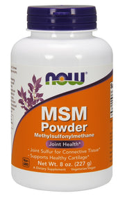 NOW Foods MSM metilsulfonilmetanas, milteliai - 227 g
