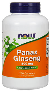 Produkto nuotrauka: NOW Foods Panax Ginseng, 500mg - 250 kapsulių