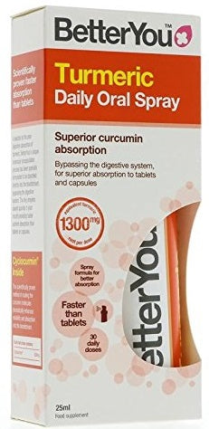 BetterYou ciberžolės burnos purškalas - 25 ml.