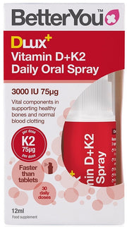 BetterYou DLux+ vitamino D+K2 kasdienis burnos purškalas - 12 ml.