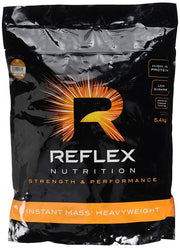 Reflex Nutrition Instant Mass Heavyweight, braškių ir grietinėlės skonio – 5400 g