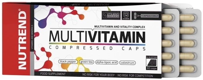 Nutrend MultiVitamin suspaustos kapsulės – 60 kapsulių