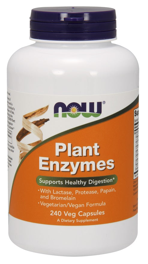 Produkto nuotrauka: NOW Foods Plant Enzymes - 240 kapsulių
