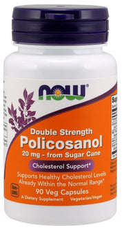 Produkto nuotrauka: NOW Foods Policosanol, 20mg - 90 kapsulių