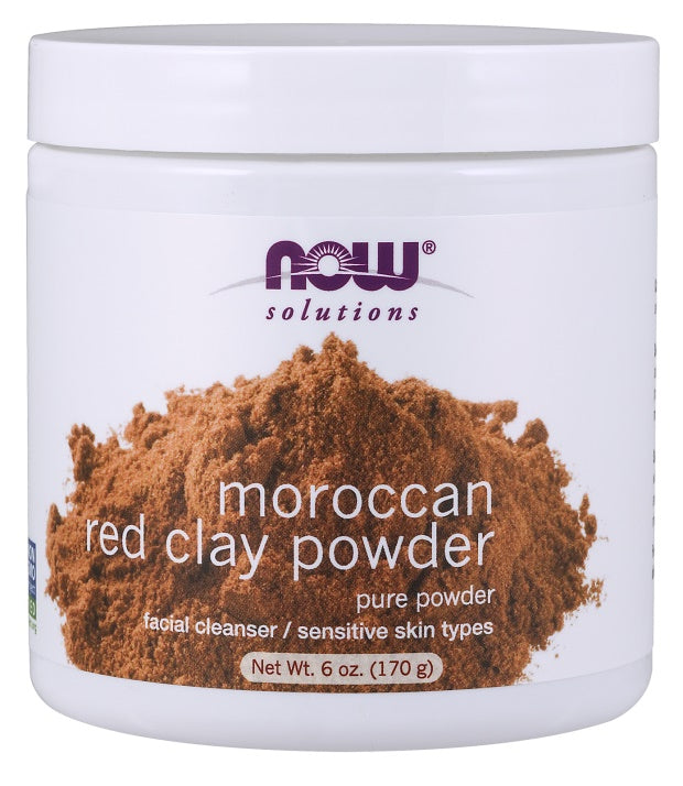 NOW Foods raudonojo molio milteliai Maroke - 170 g
