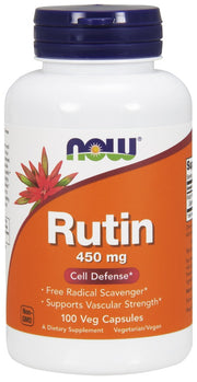 NOW Foods Rutin, 450 mg – 100 kapsulių