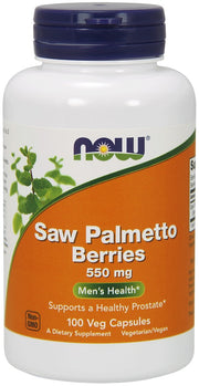 NOW Foods sabalpalmės uogos, 550 mg – 100 kapsulių