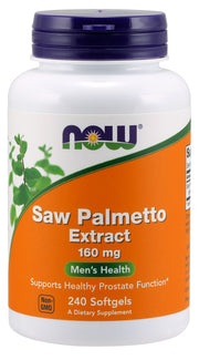 Produkto nuotrauka: NOW Foods Saw Palmetto Extract, 160mg - 240 minkštųjų kapsulių