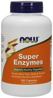 Produkto nuotrauka: NOW Foods Super Enzymes - 180 kapsulių