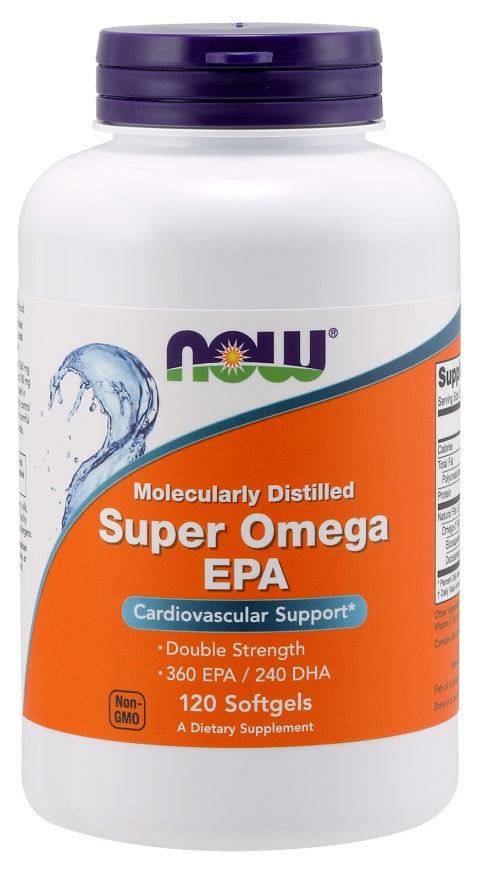 Produkto nuotrauka: NOW Foods Super Omega EPA Molecularly Distilled - 120 minkštųjų kapsulių