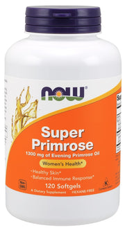Produkto nuotrauka: NOW Foods Super Primrose, 1300mg - 120 minkštųjų kapsulių