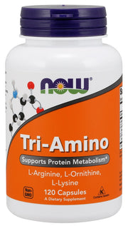 Produkto nuotrauka: NOW Foods Tri-Amino - 120 kapsulių